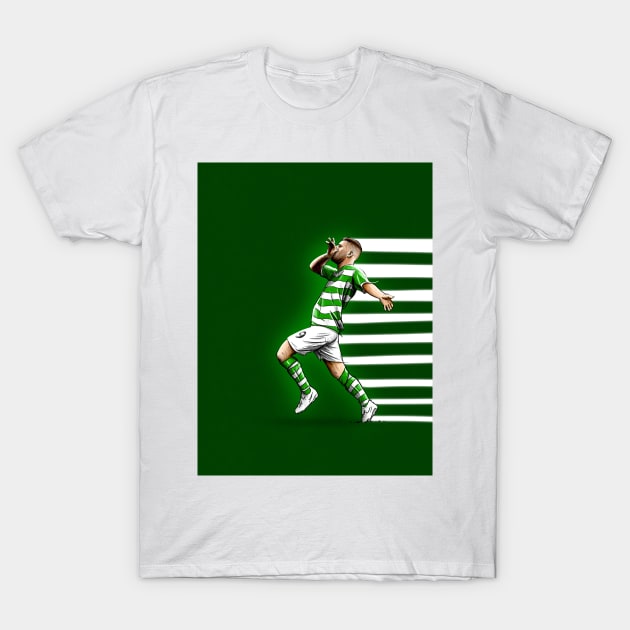 Jack Byrne - Shamrock Rovers League of Ireland Football Artwork T-Shirt by barrymasterson